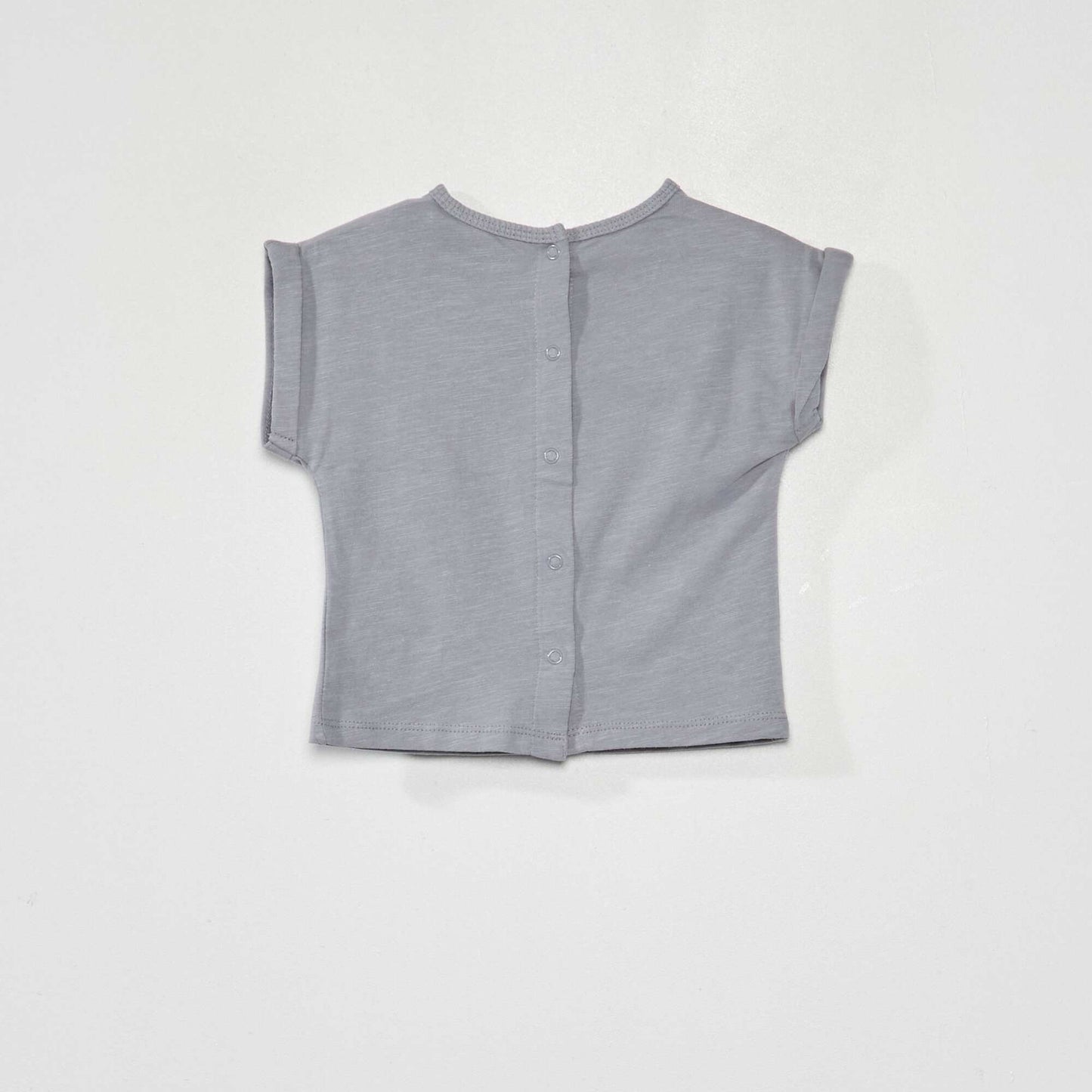 T-shirt imprim manches courtes Bleu