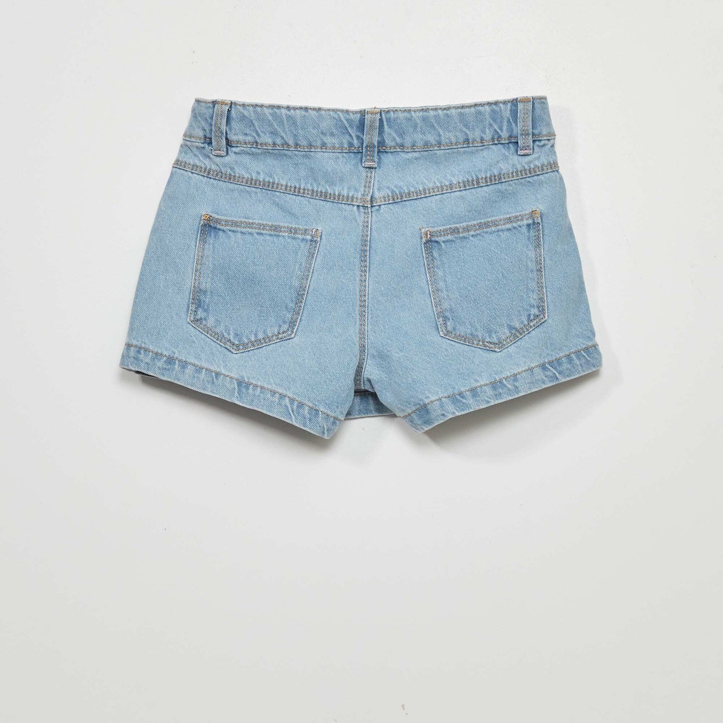 Jupe short en jean Bleu
