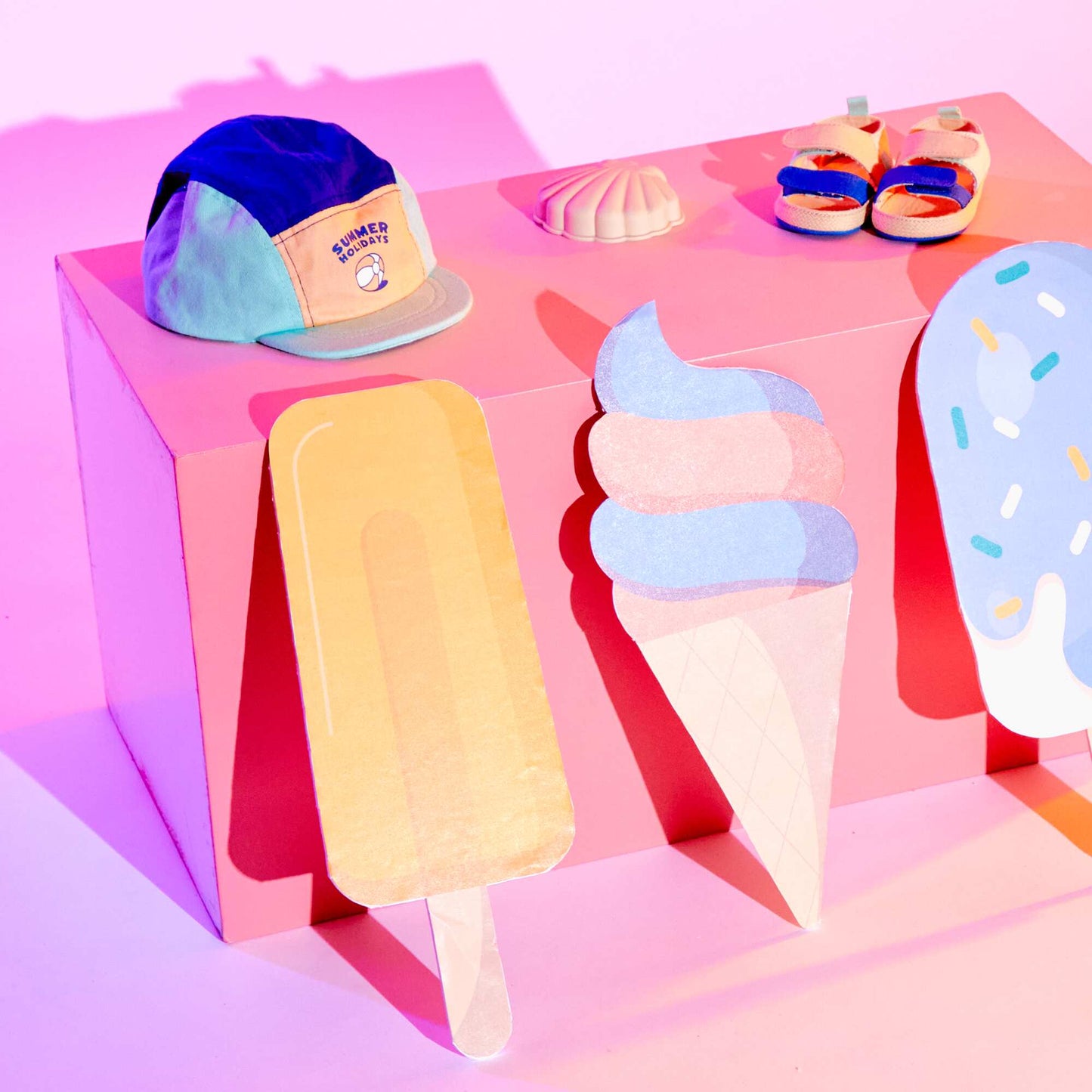 Casquette en toile Bleu
