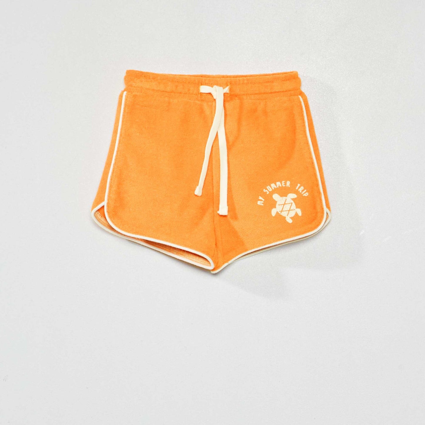 Short en maille ponge Orange