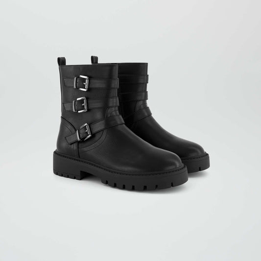 Boots semelle crant e NOIR