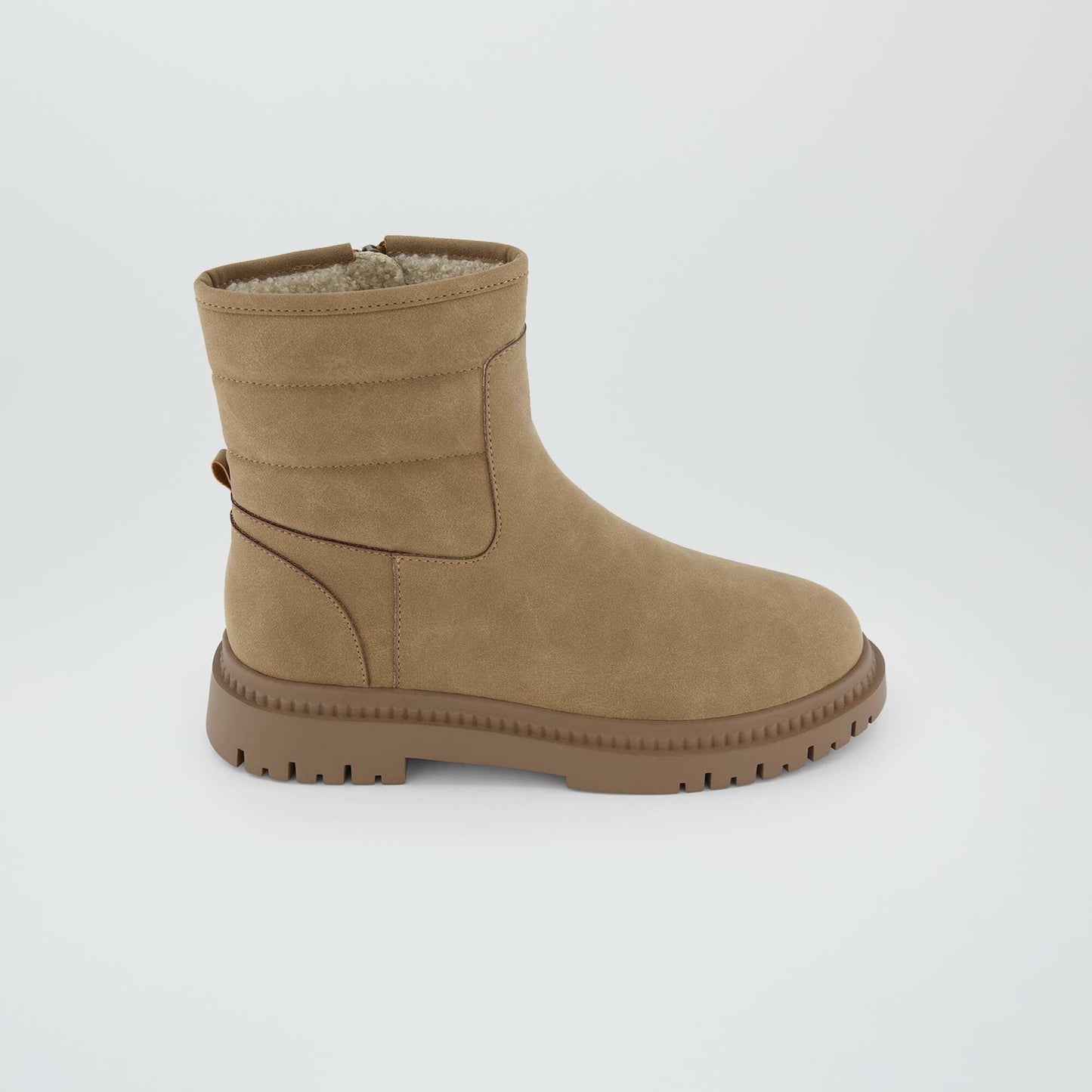 Boots semelle crant e MARRON