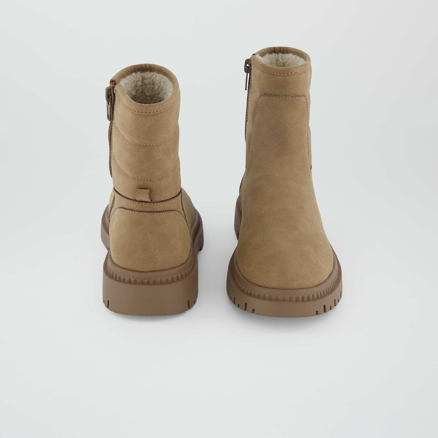 Boots semelle crant e MARRON