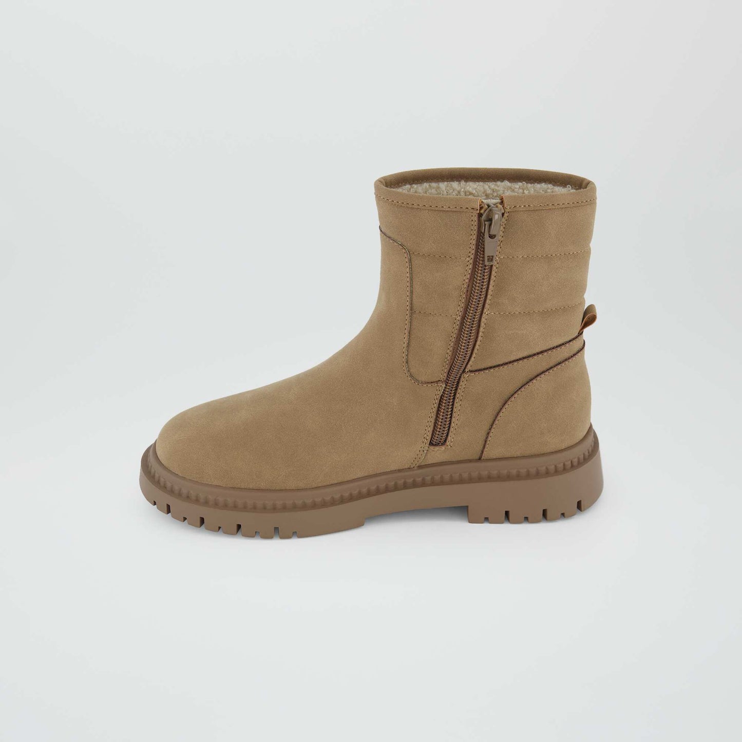 Boots semelle crant e MARRON