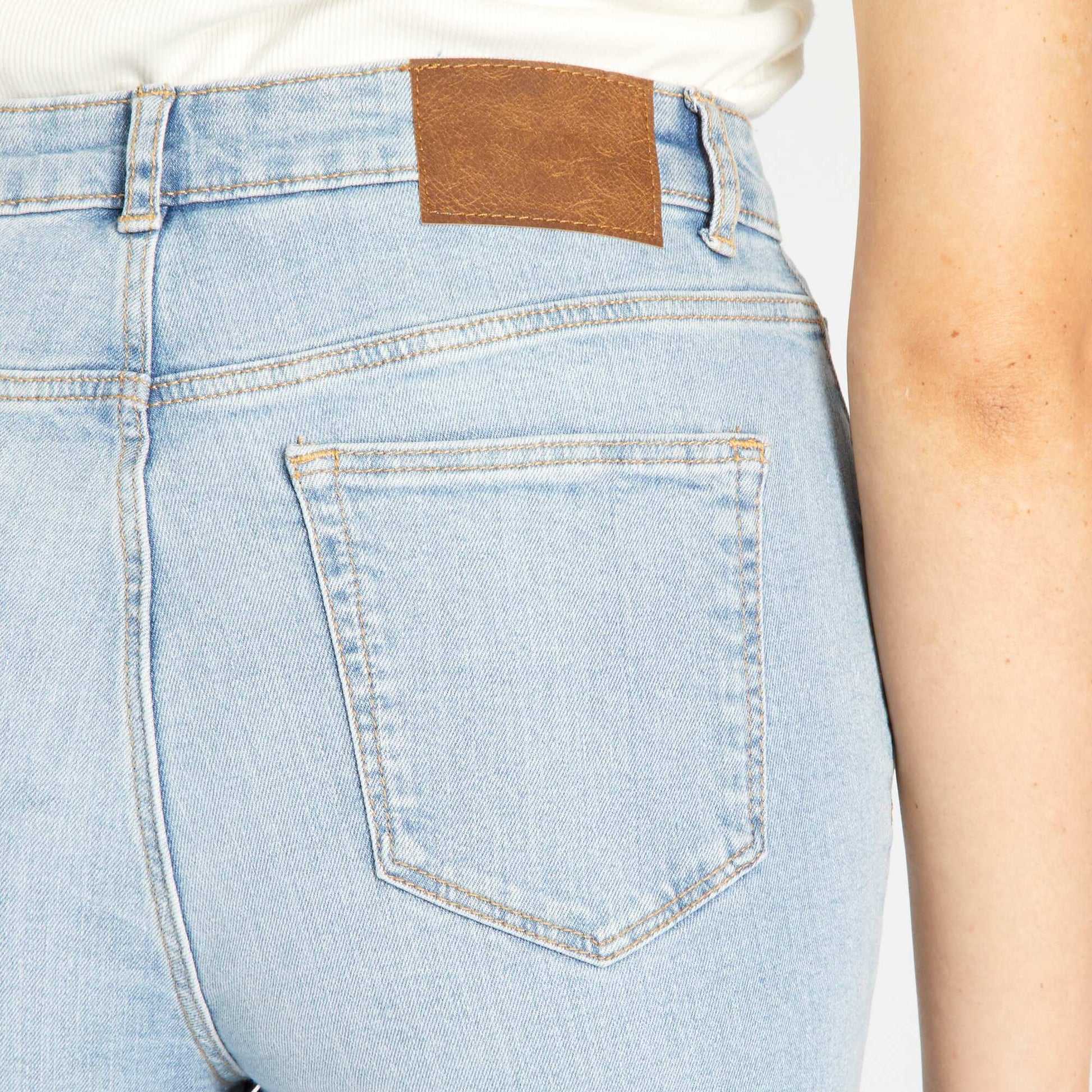 Jean regular taille haute - 34L TRIPLE STONE