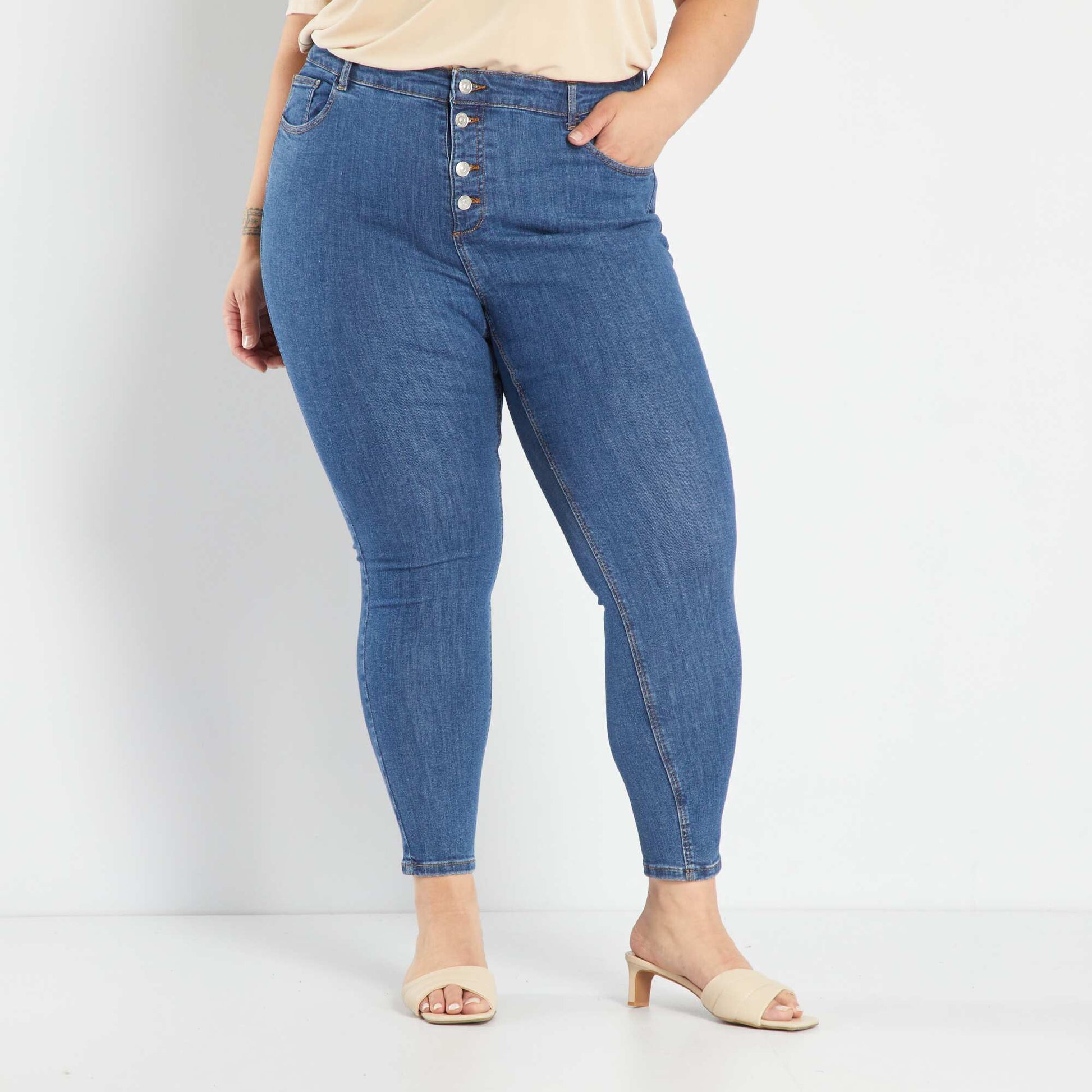Jean skinny - L34 BLEU