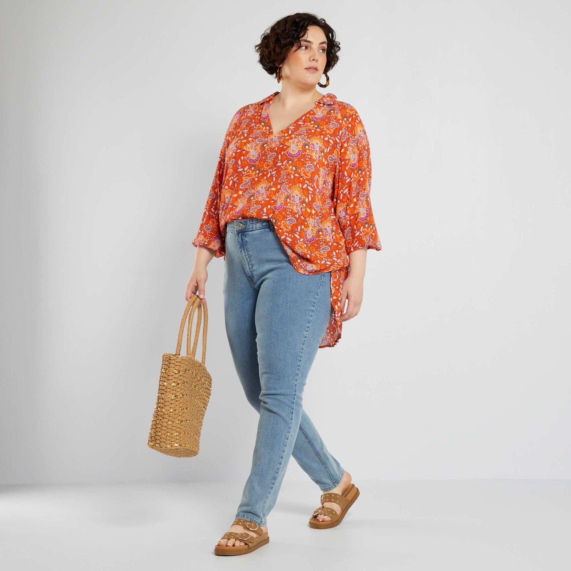 Jean slim taille haute - L28 TRIPLE STONE