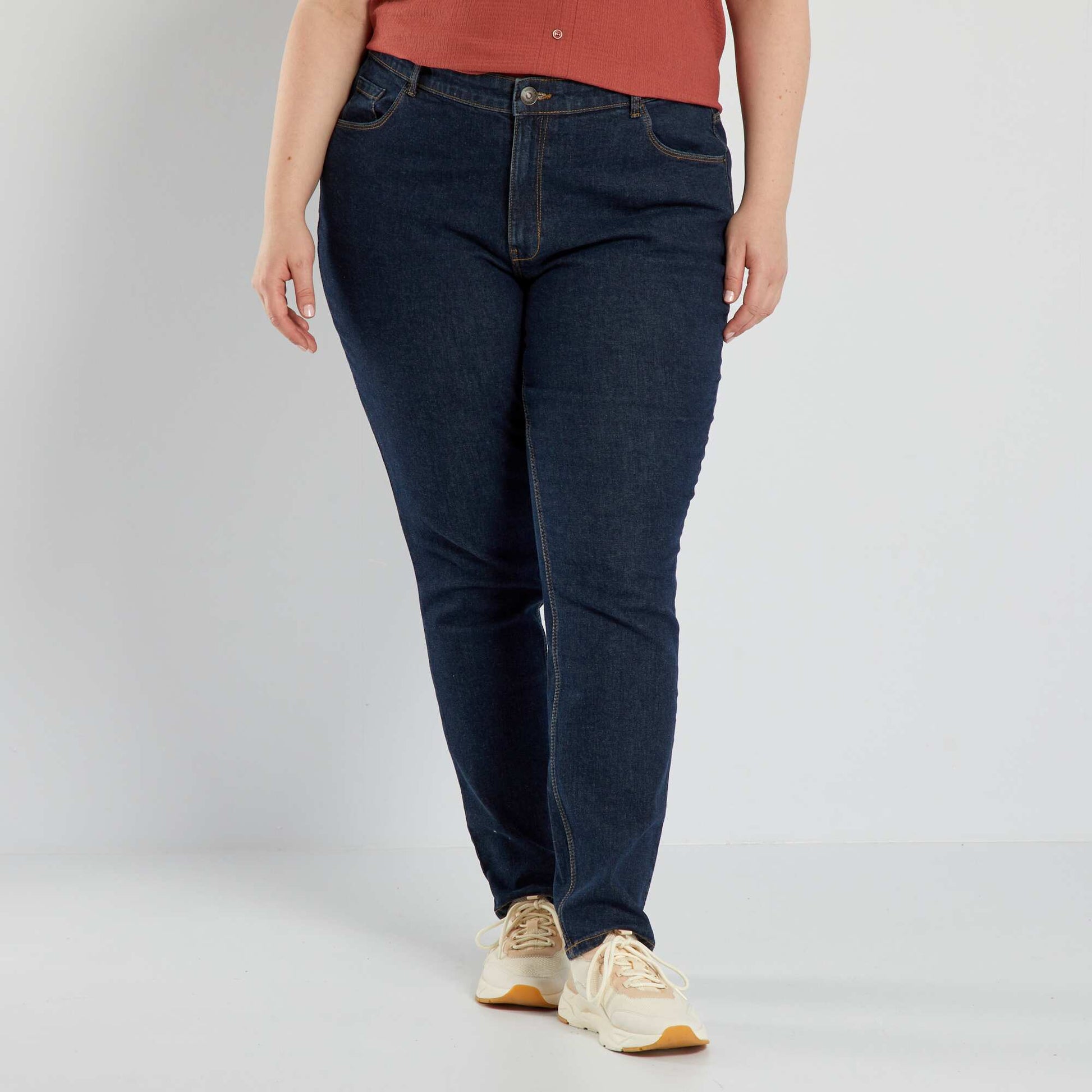Jean slim à taille haute - L32 BRUT
