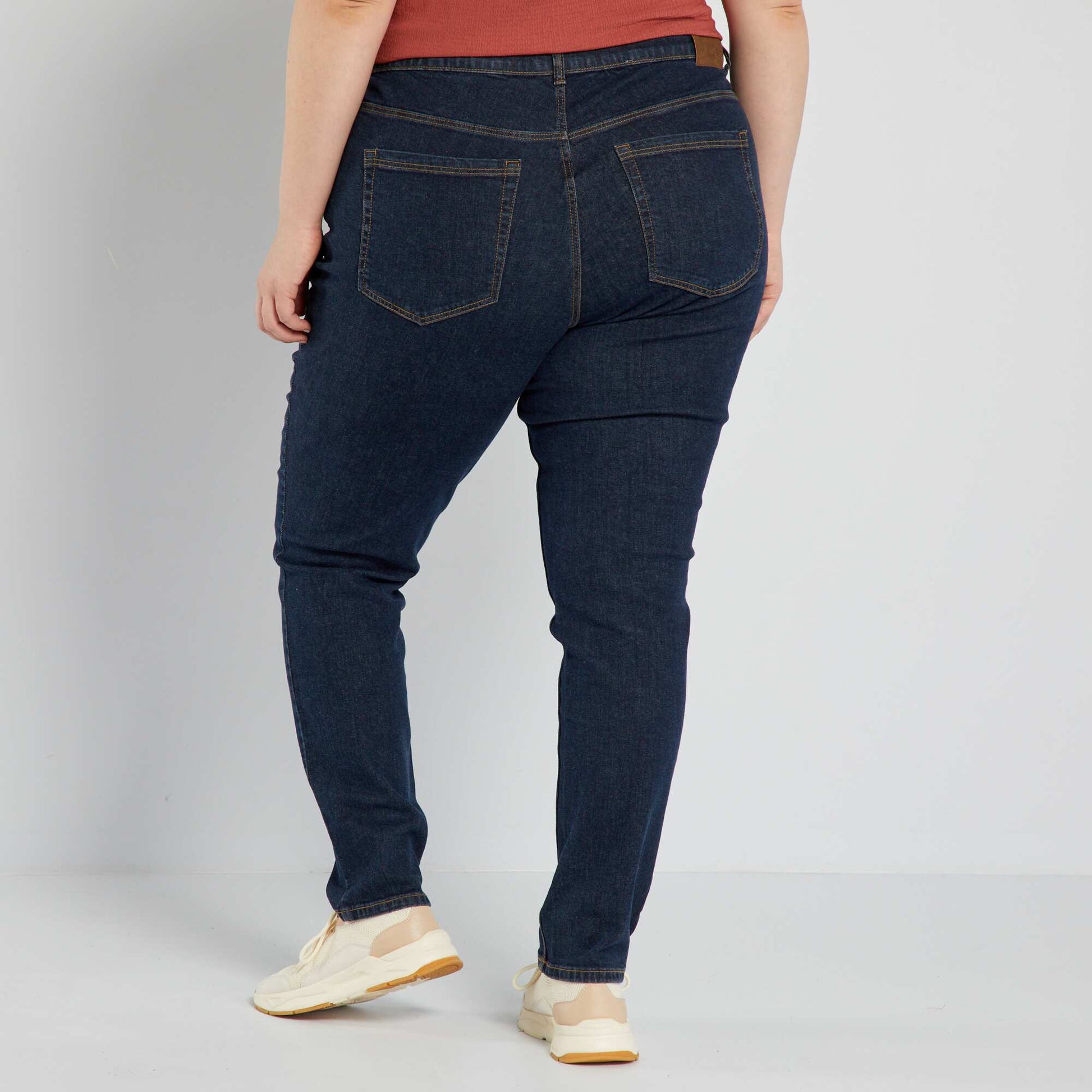 Jean slim à taille haute - L32 BRUT