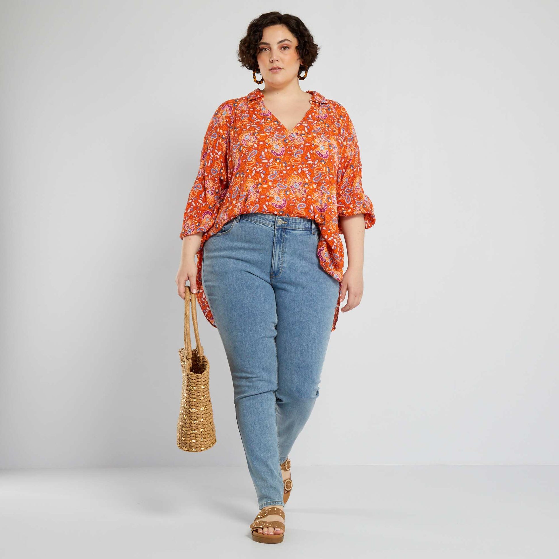 Jean slim à taille haute - L32 TRIPLE STONE