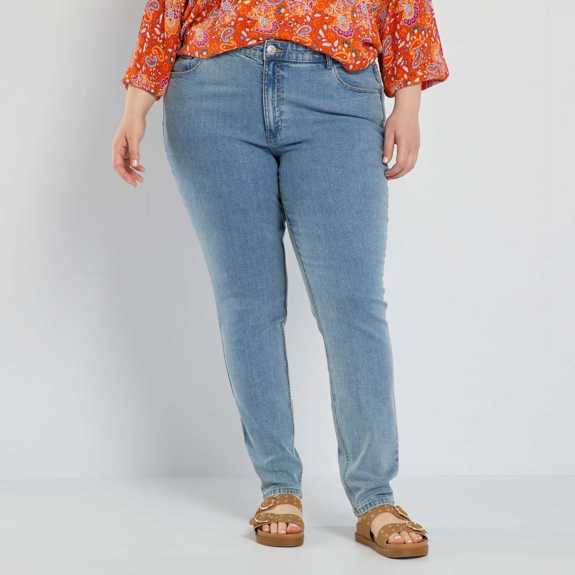 Jean slim à taille haute - L32 TRIPLE STONE