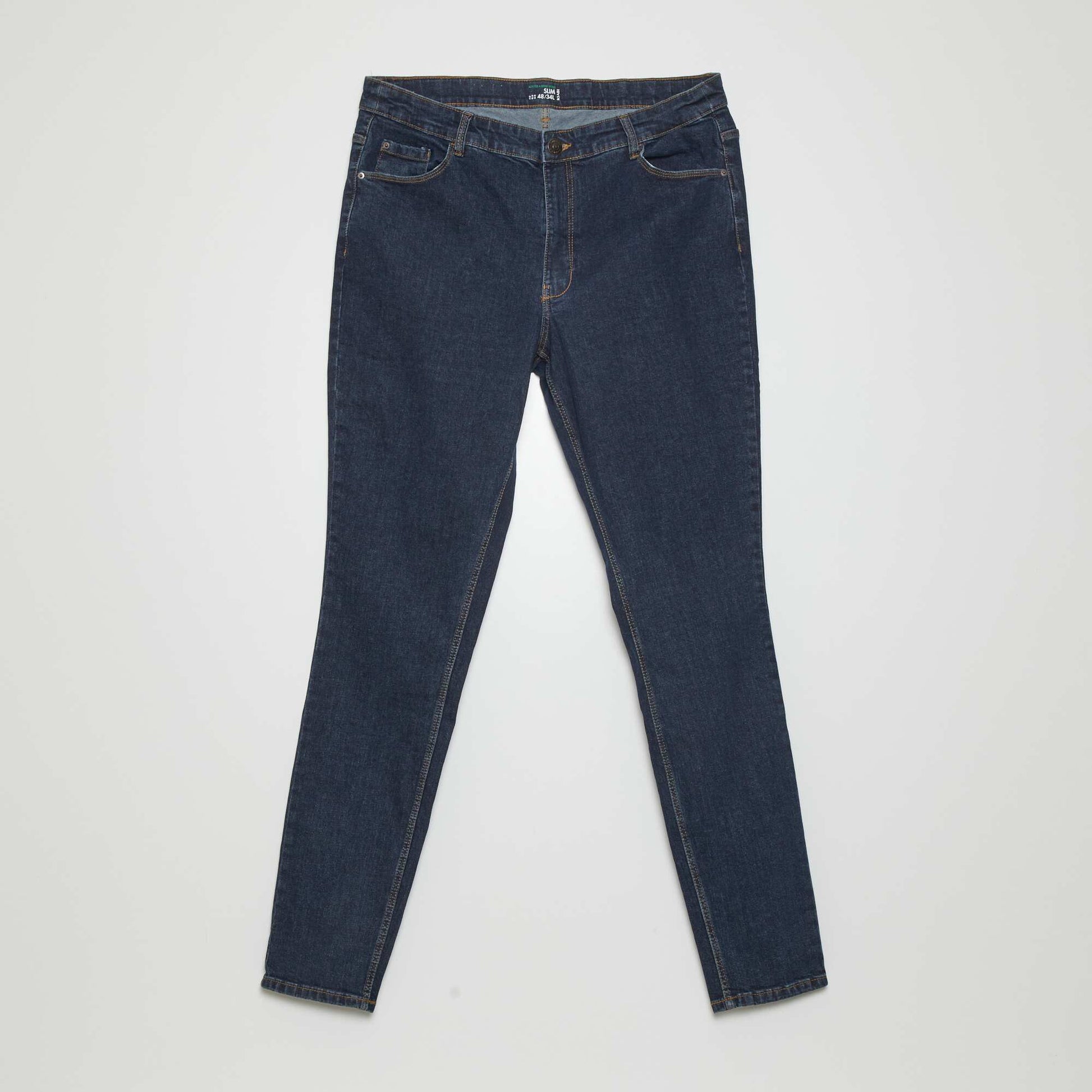 Jean slim à taille haute - L34 BRUT