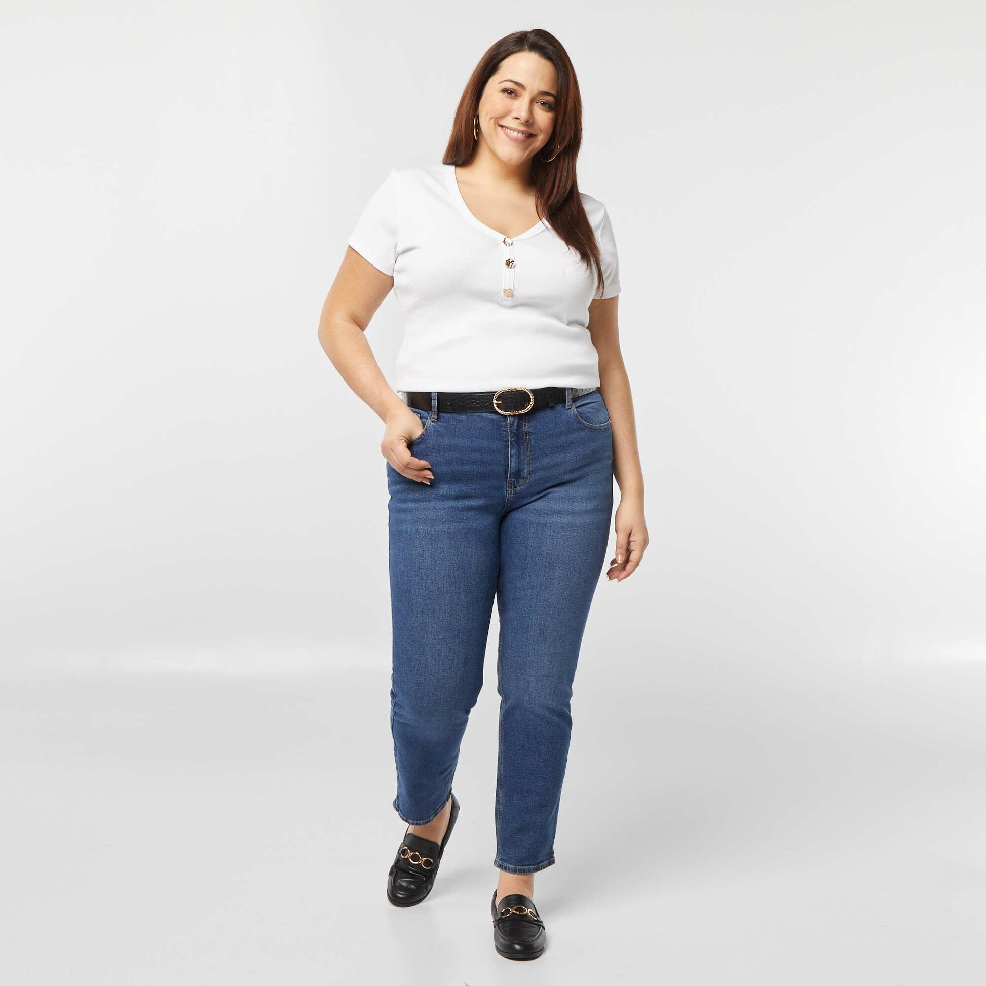 Jean regular L28 STONE