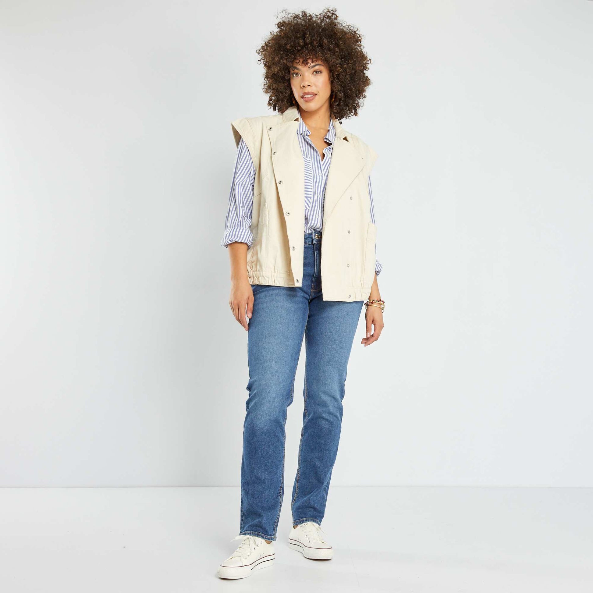 Jean regular L32 STONE