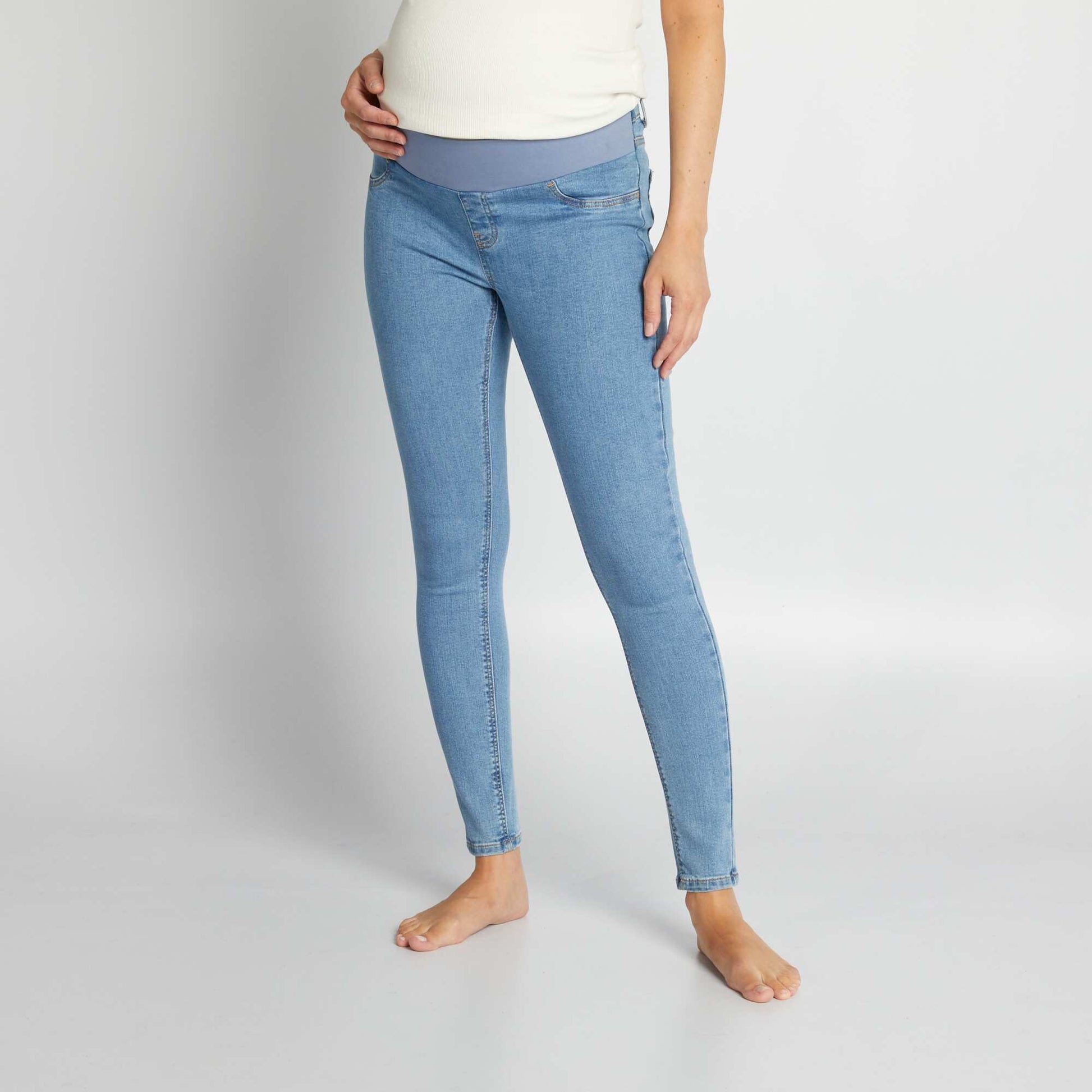 Jean grossesse skinny super stretch - Debut de grossesse - petit bandeau TRIPLE STONE