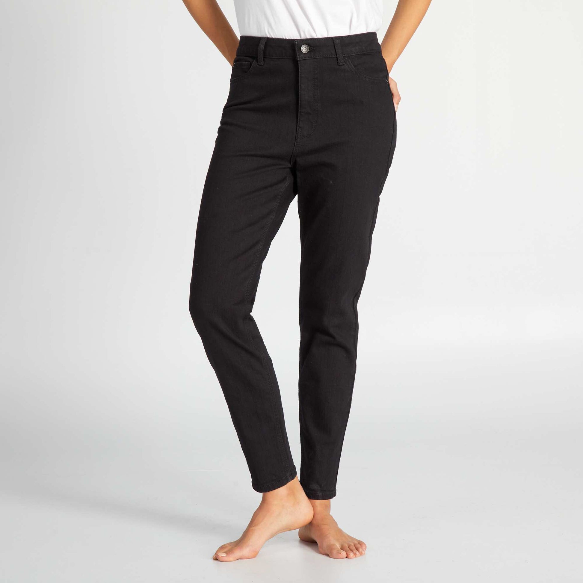 Jean slim en denim - 28L NOIR