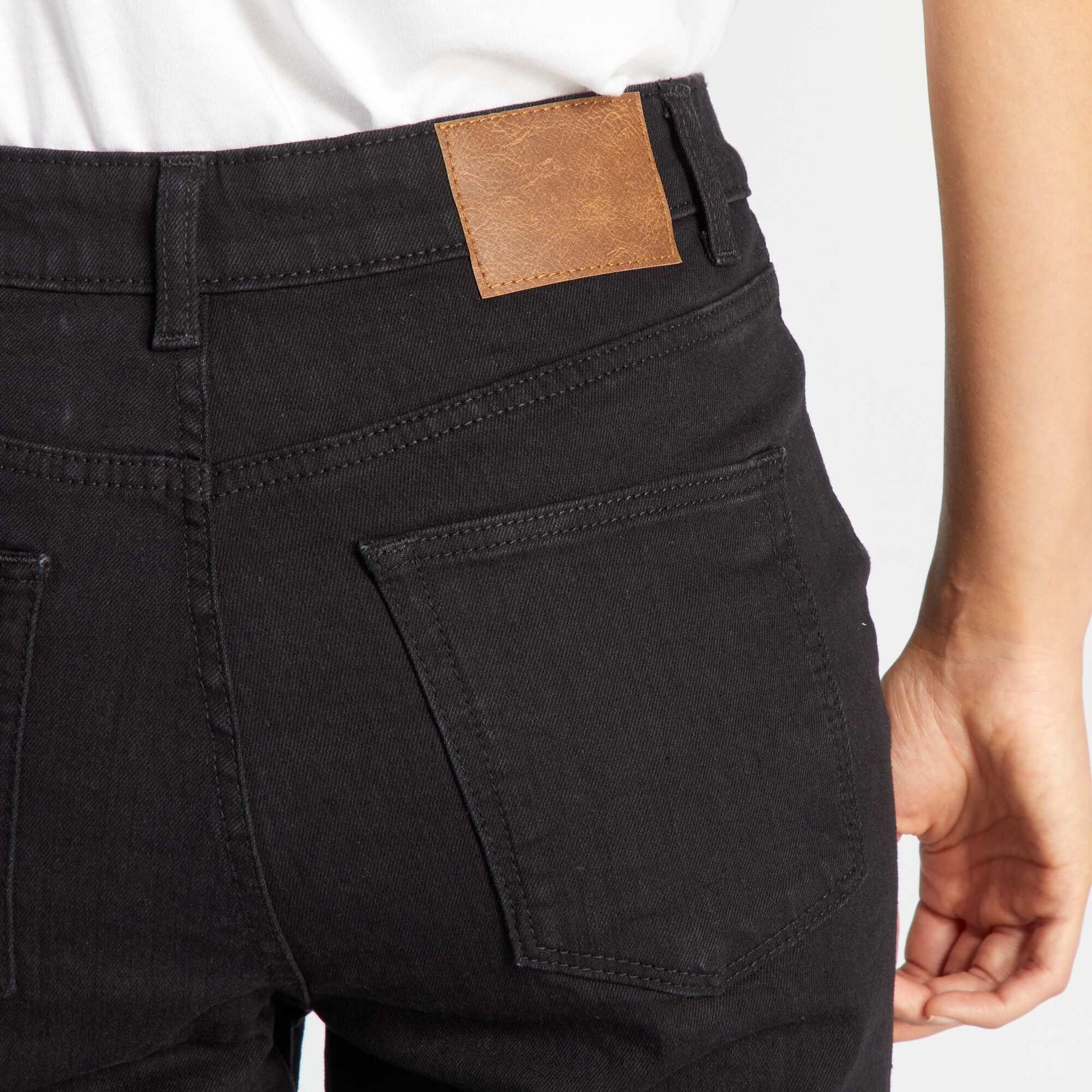 Jean slim en denim - 28L NOIR