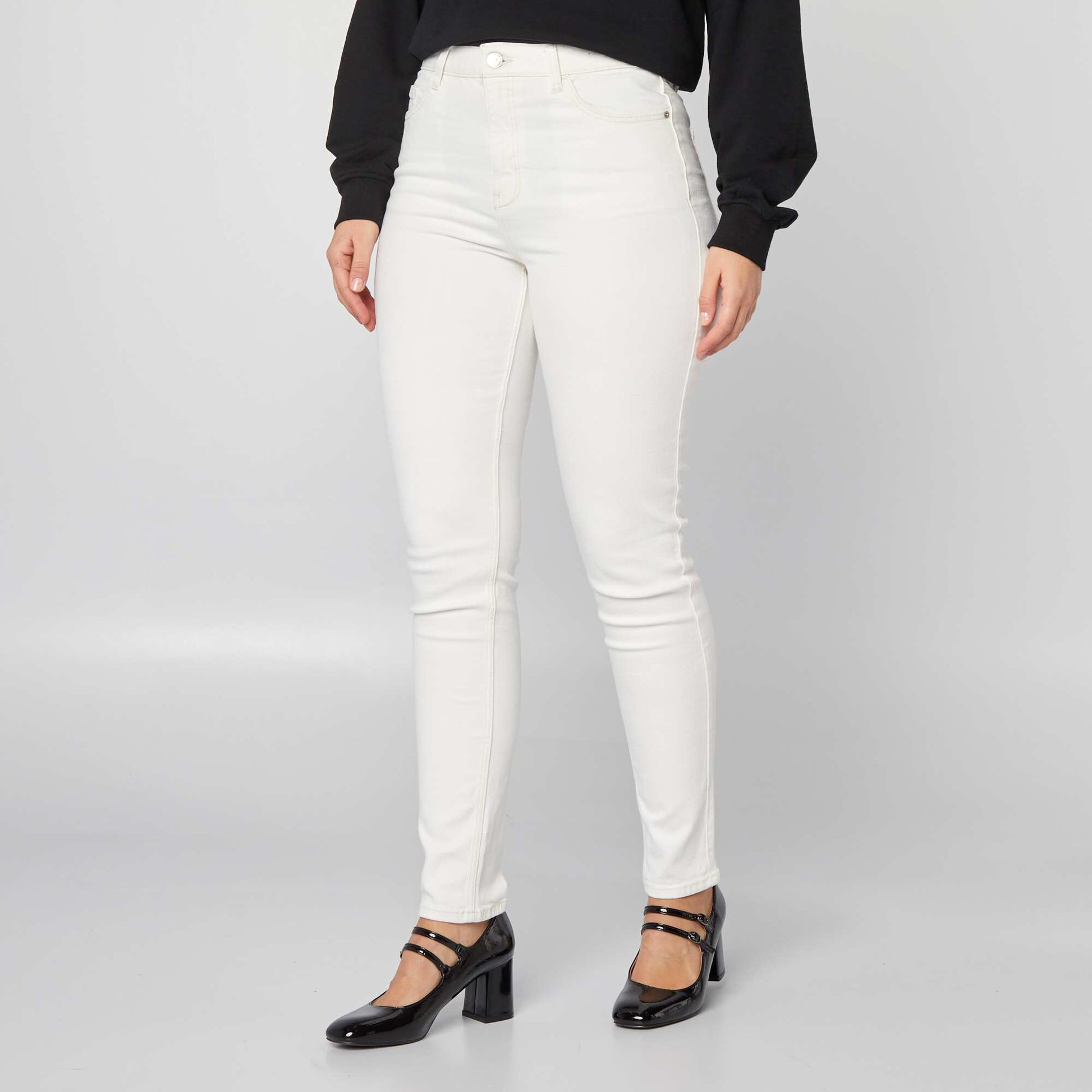 Jean slim en denim - 28L BLANC