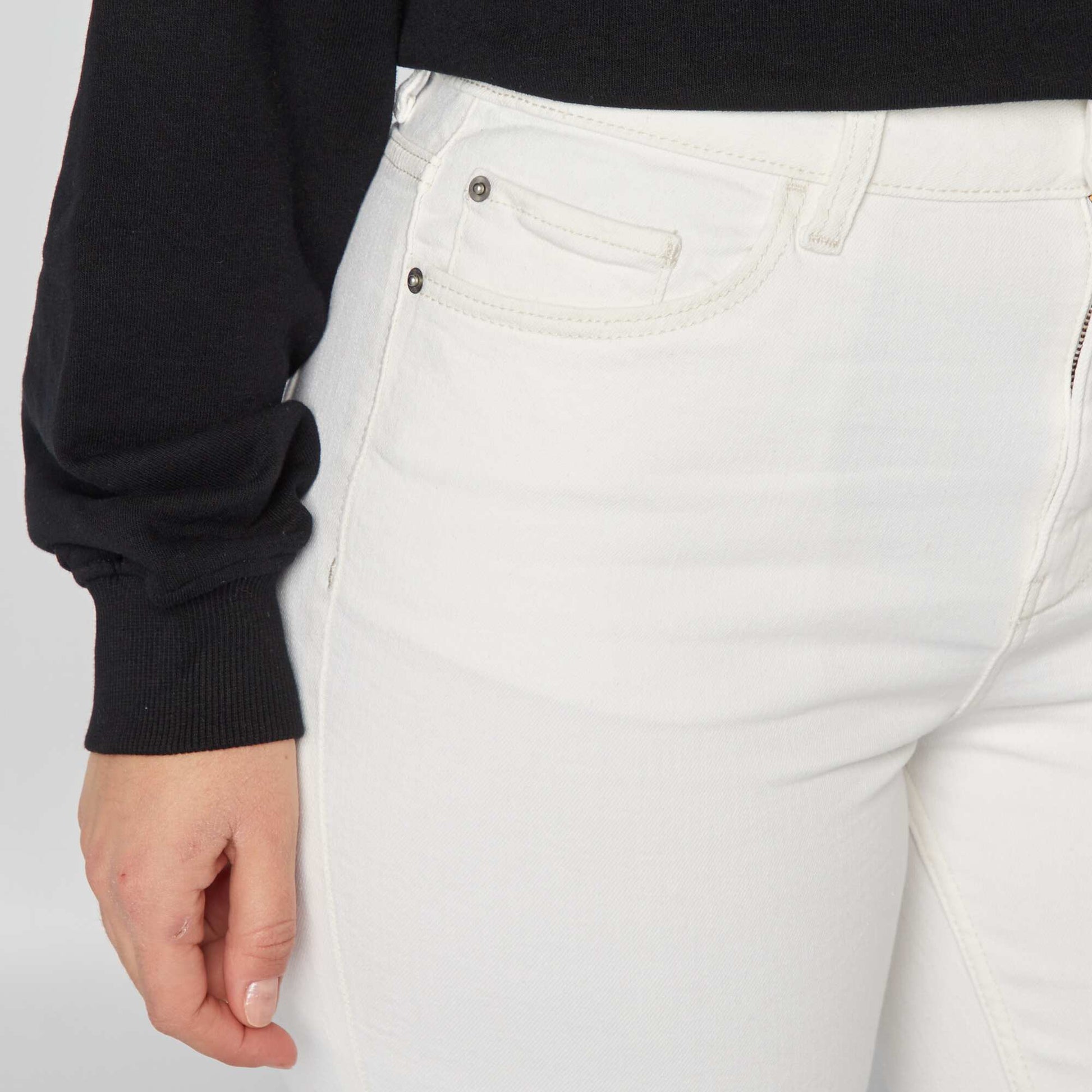 Jean slim en denim - 28L BLANC