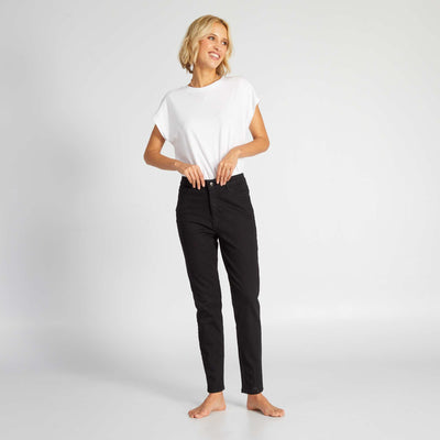 Pantalon slim en denim - 32L NOIR