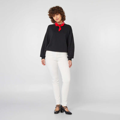 Pantalon slim en denim - 32L BLANC