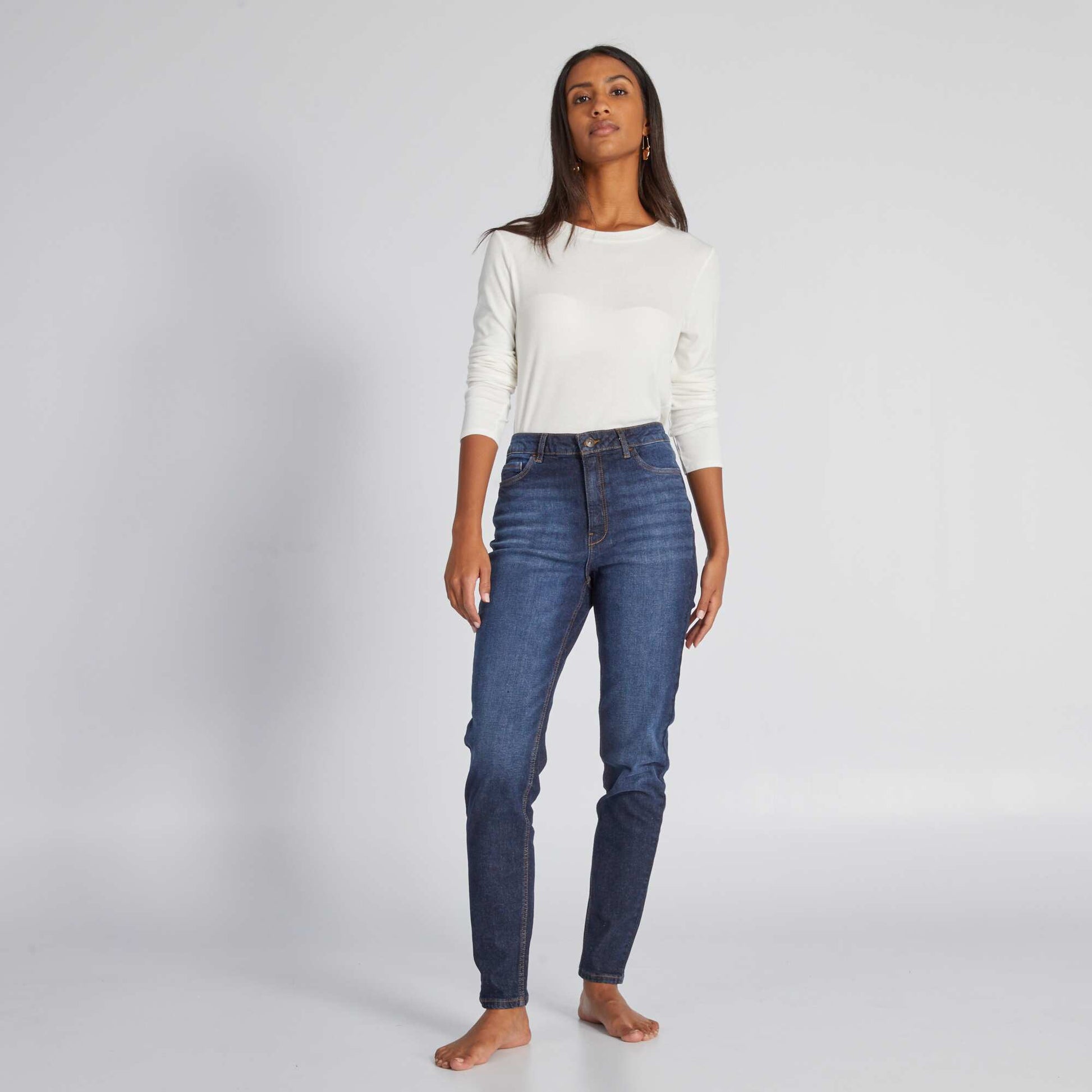 Pantalon slim en denim - L34 BRUT
