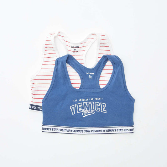 Brassière de sport BLANC