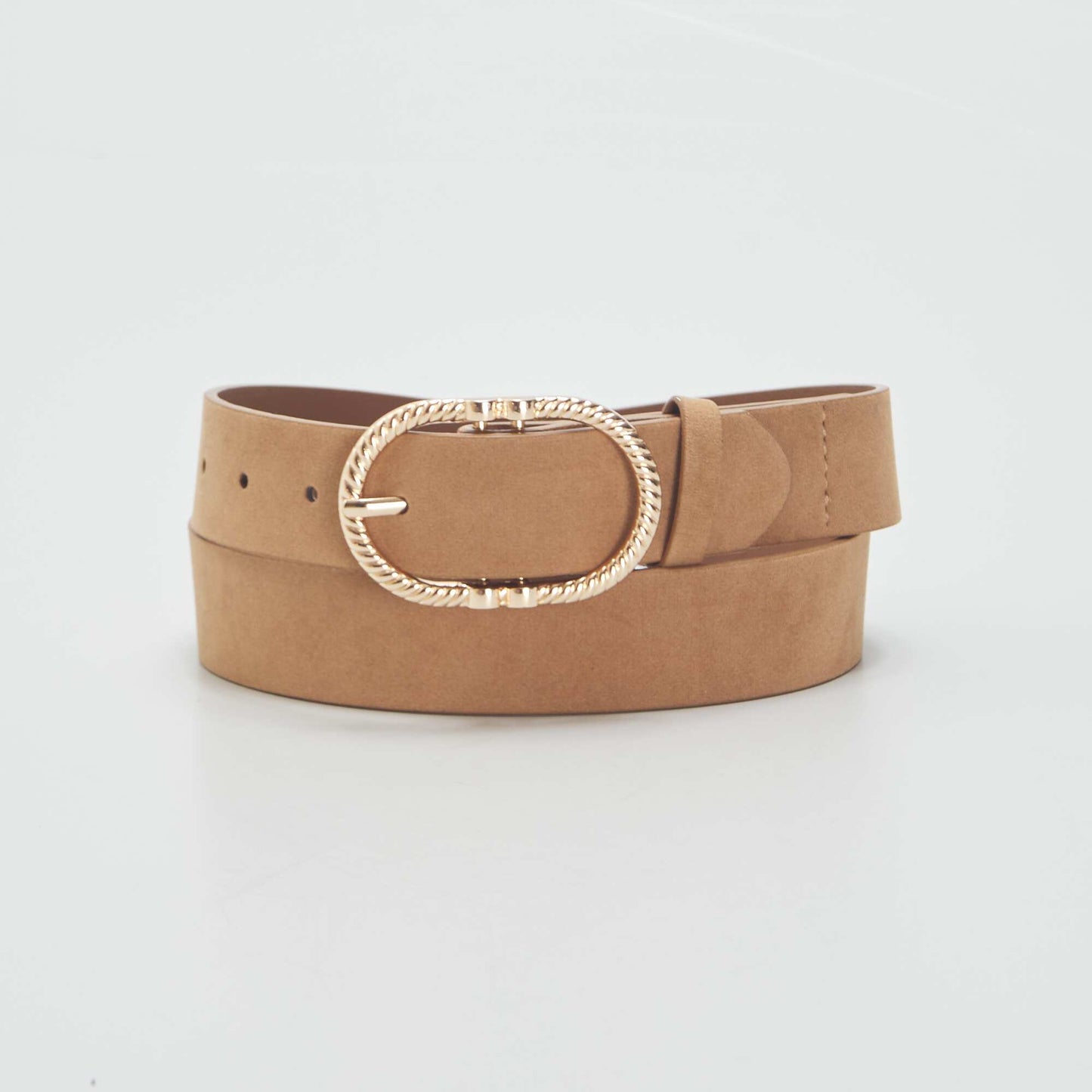 Ceinture en suédine Camel