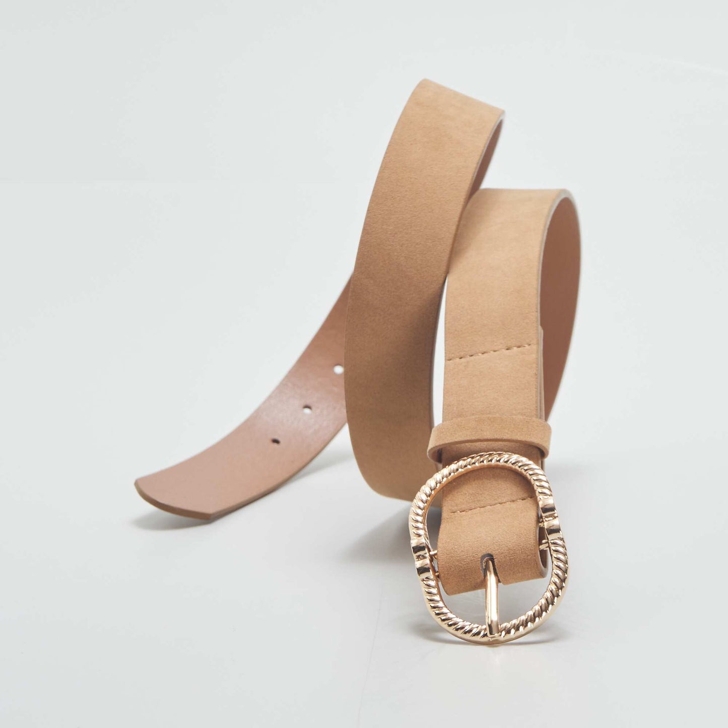 Ceinture en suédine Camel