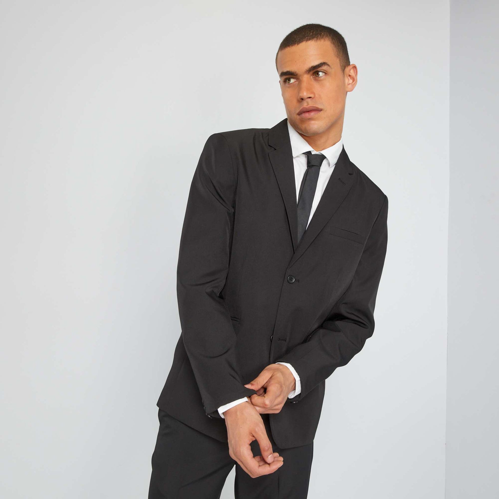 Veste de costume slim fit NOIR
