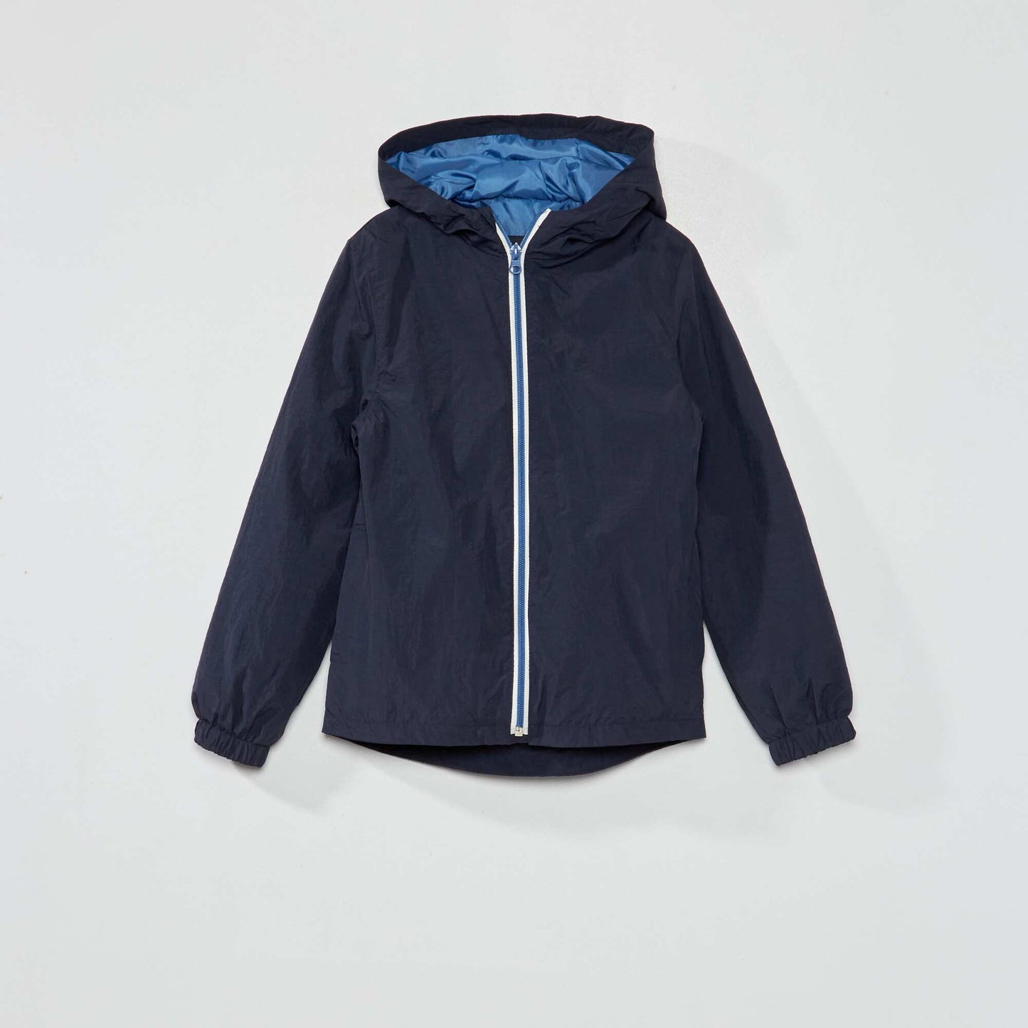 Coupe vent imperm able avec capuche BLEU