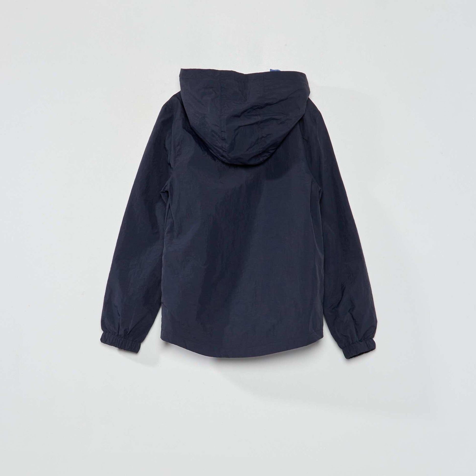 Coupe vent imperm able avec capuche BLEU