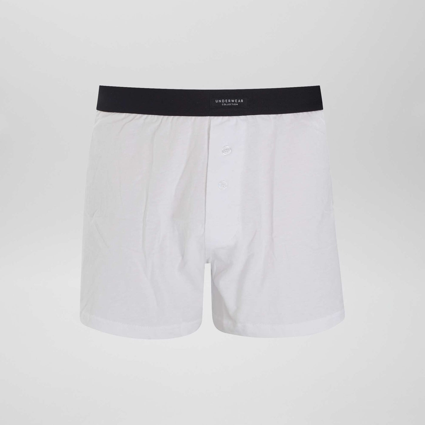 Lot de 3 boxers unis Gris/noir/blanc