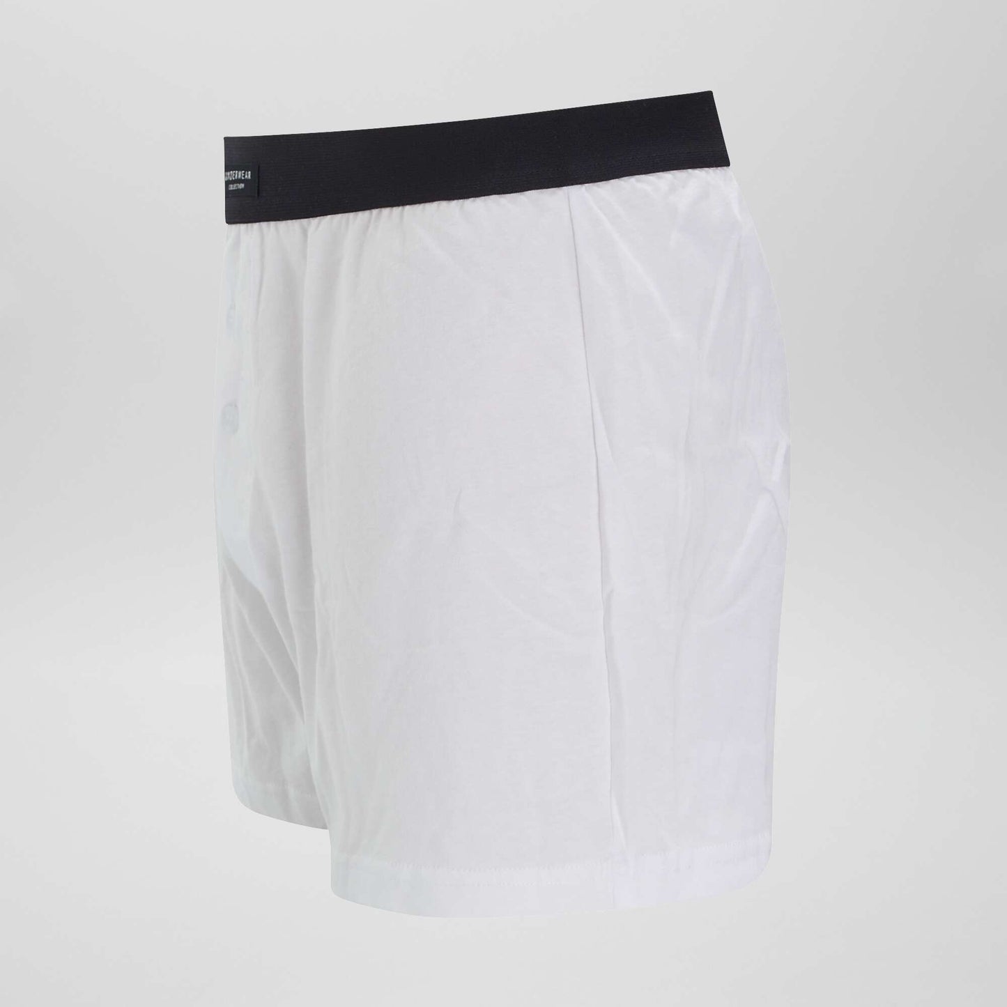 Lot de 3 boxers unis Gris/noir/blanc