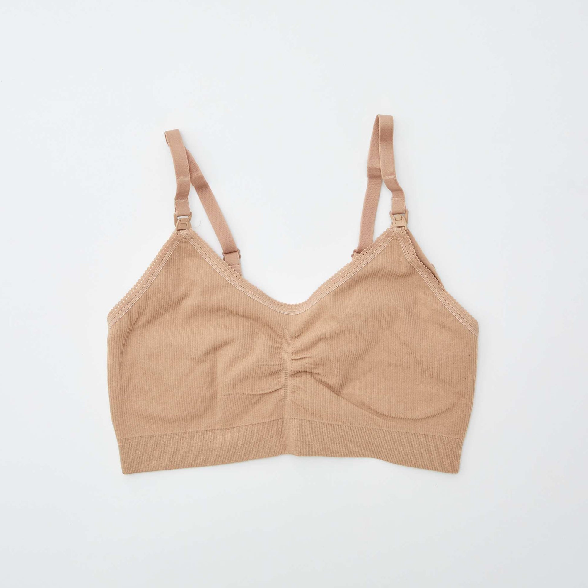 Lot de 2 soutiens-gorge d'allaitement Noir/beige