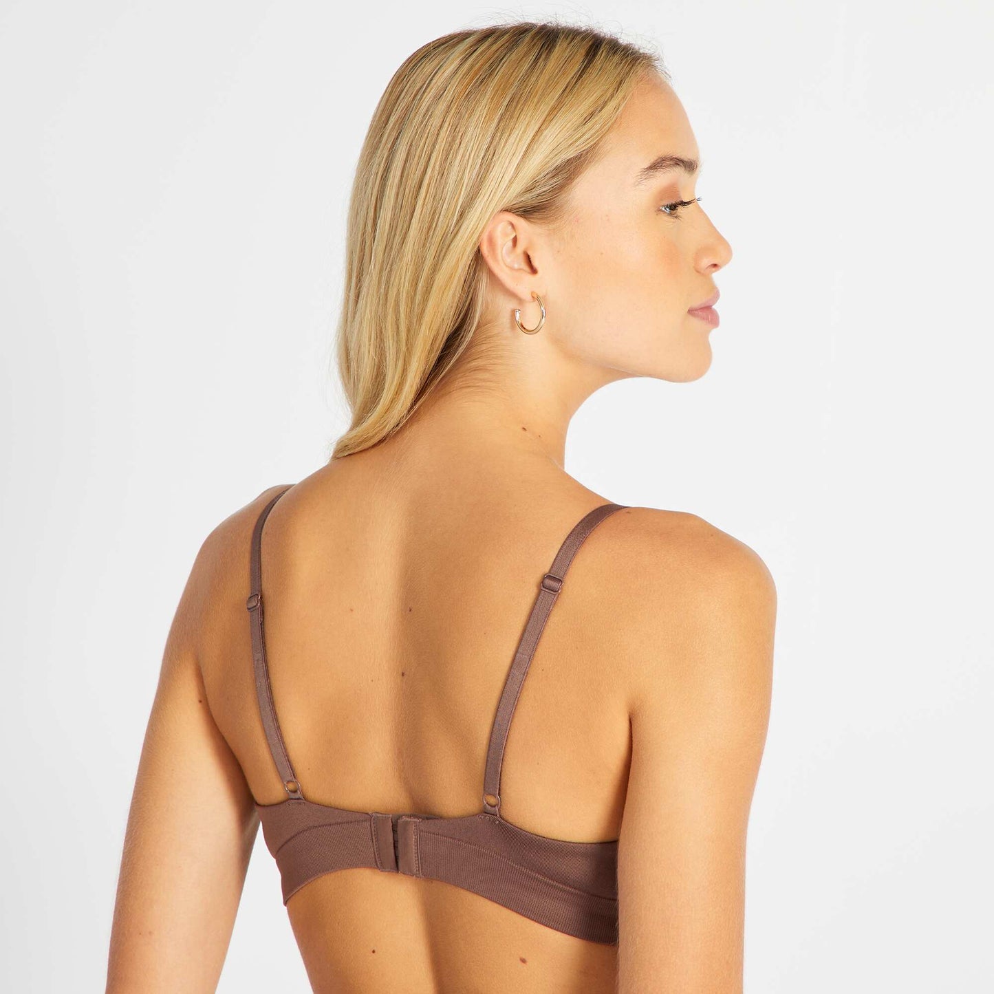 Soutien-gorge effet push-up marron