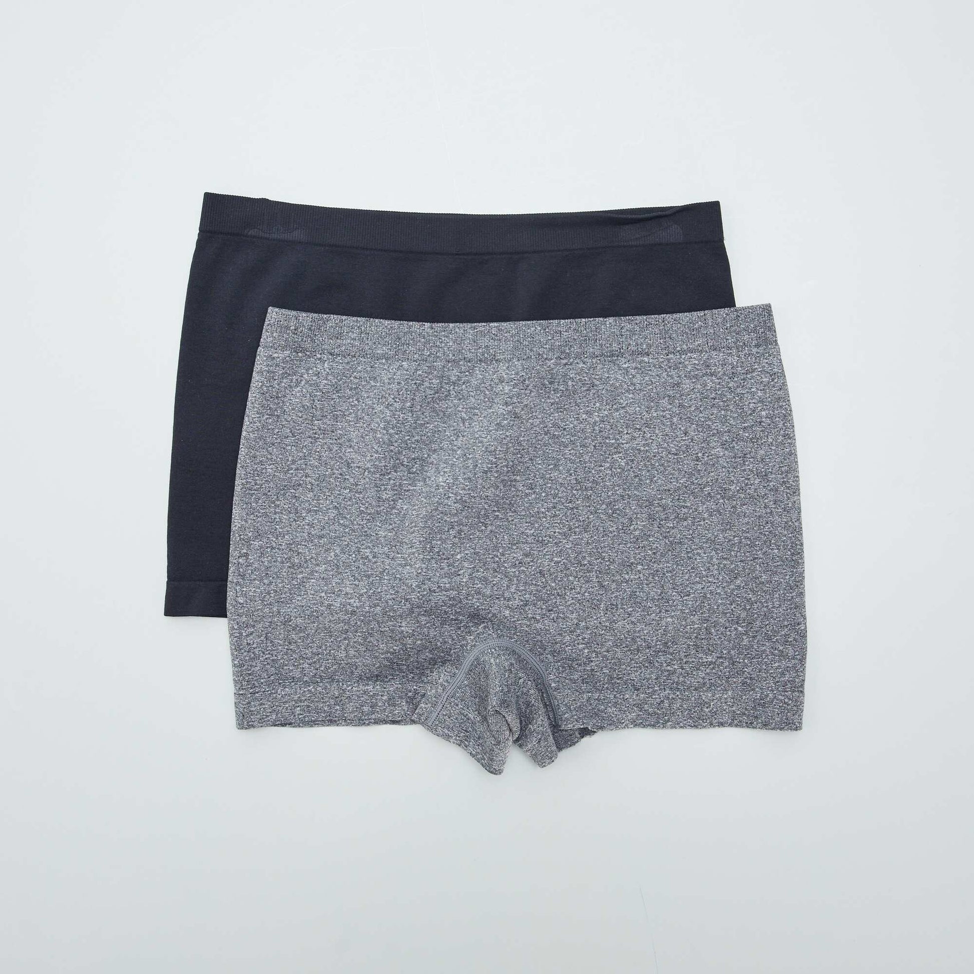 Lot de 2 shortys sans couture - So Easy NOIR/GRIS