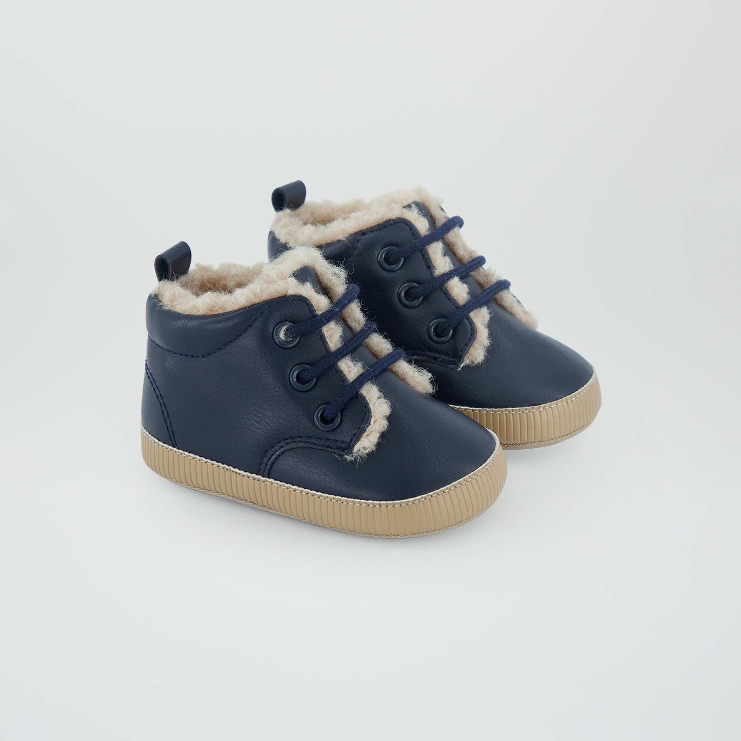 Baskets lacets Bleu