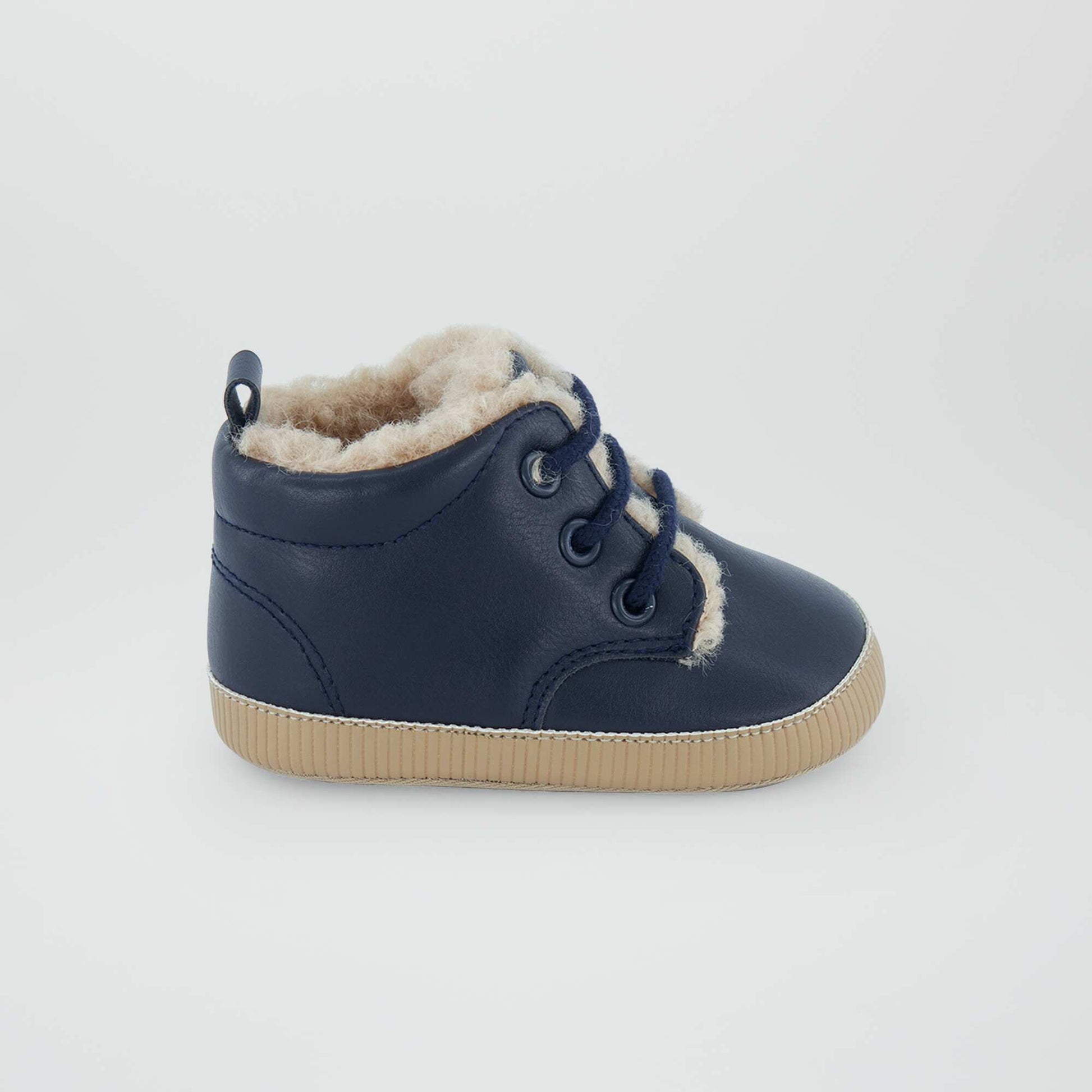 Baskets lacets Bleu