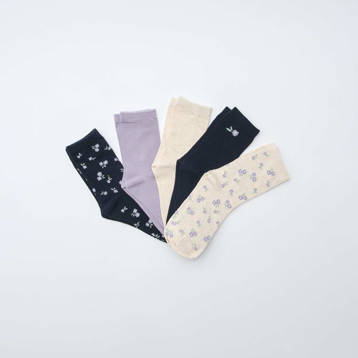 Lot de 5 paires de chaussettes BLEU MARINE