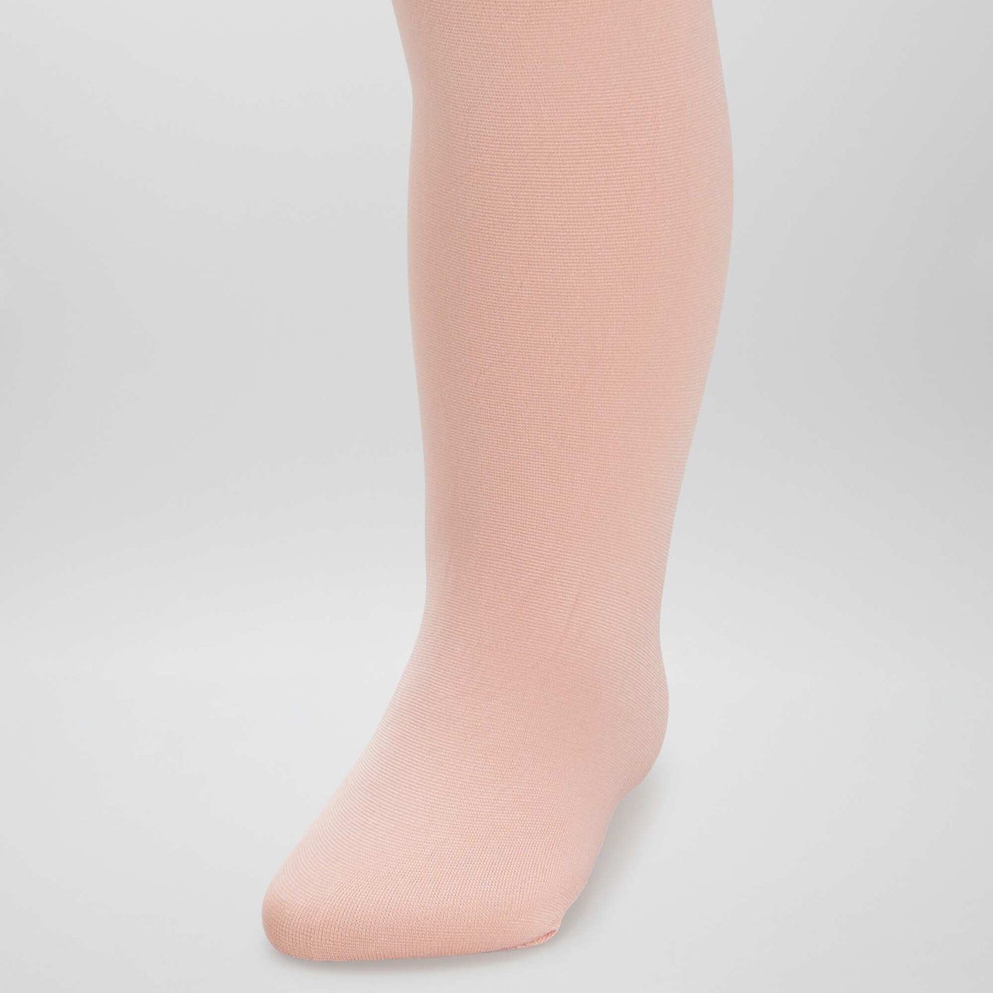 Lot de 2 paires de collants opaques Rose/blanc