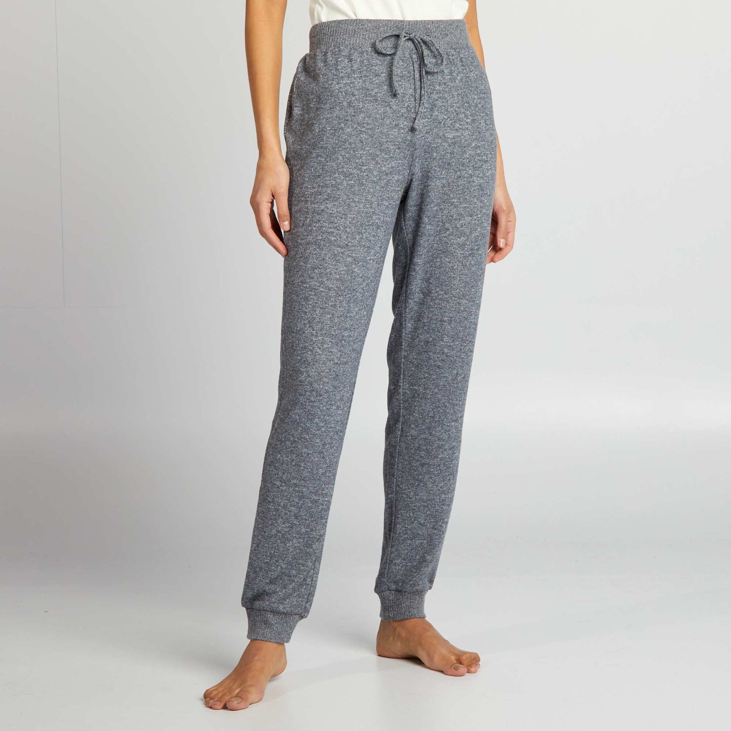 Pantalon de pyjama en maille Bleu