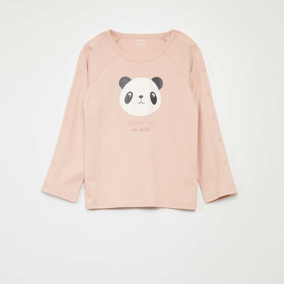 T-shirt à manches longues pressionnées - So Easy ROSE