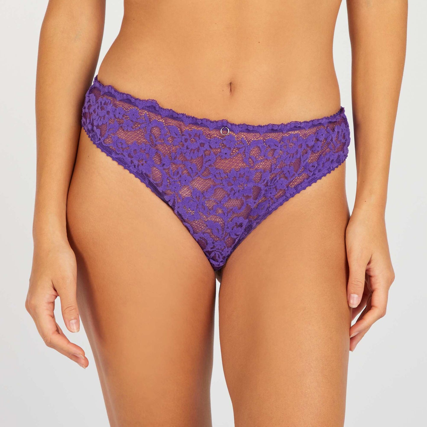 Culotte en dentelle velours doux Violet