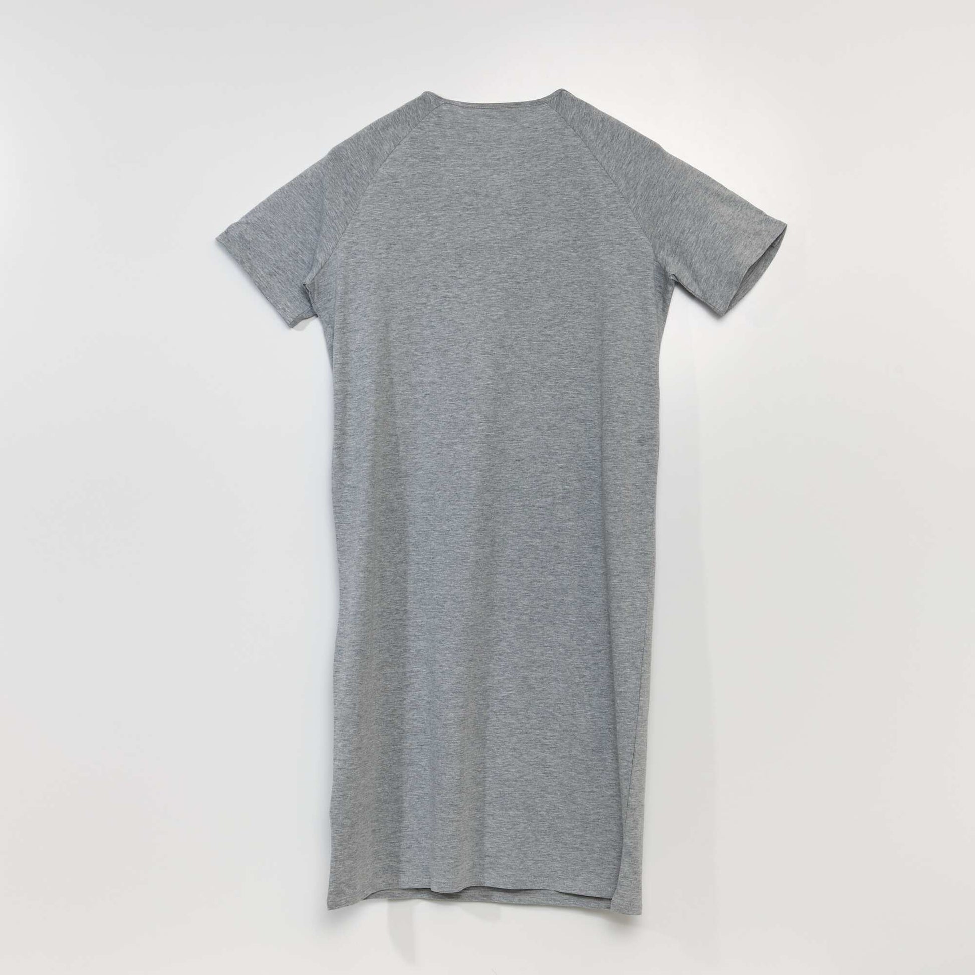 T-shirt mi long avec pressions aux épaules - So Easy GRIS
