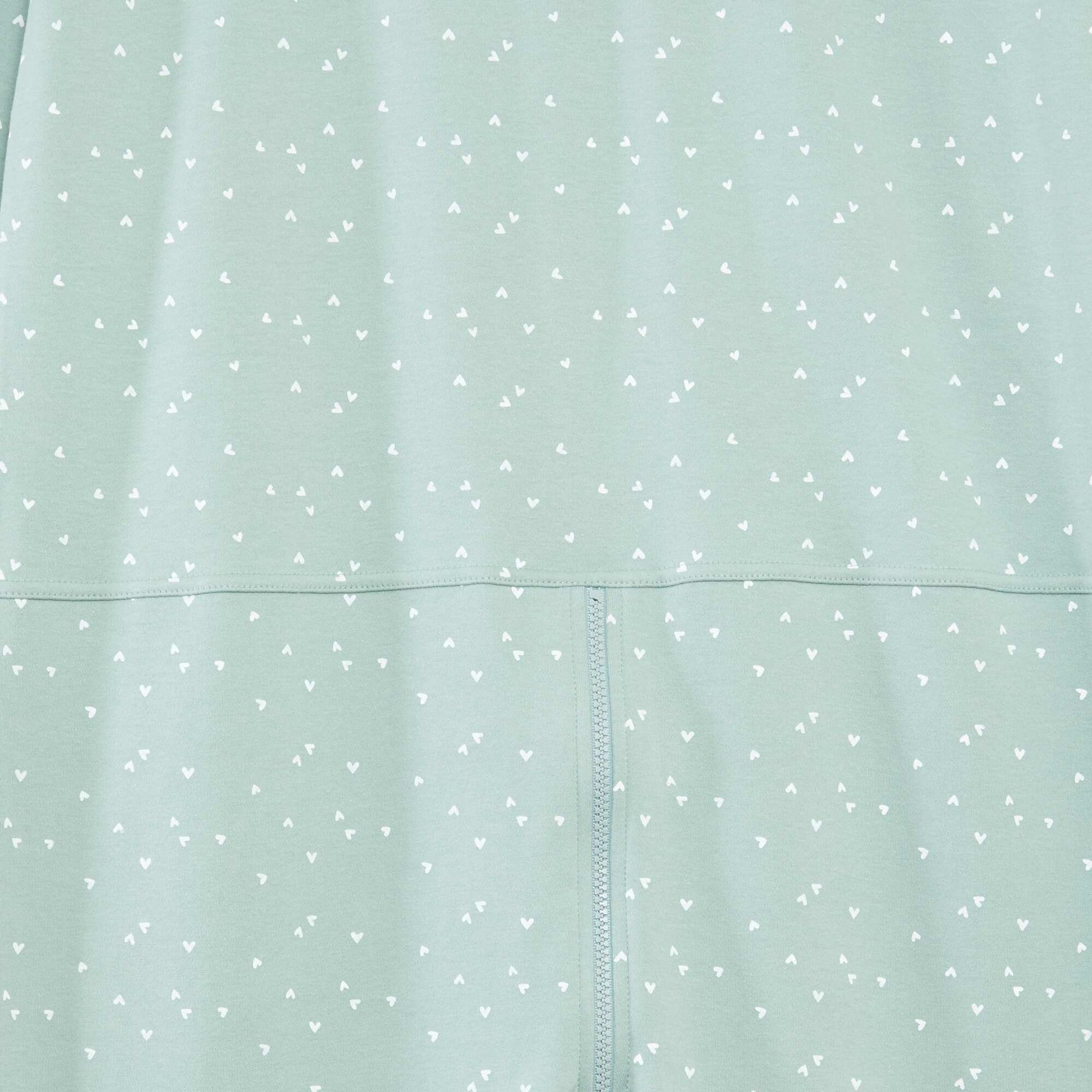 Combinaison de nuit avec ouverture zippée - So Easy VERT