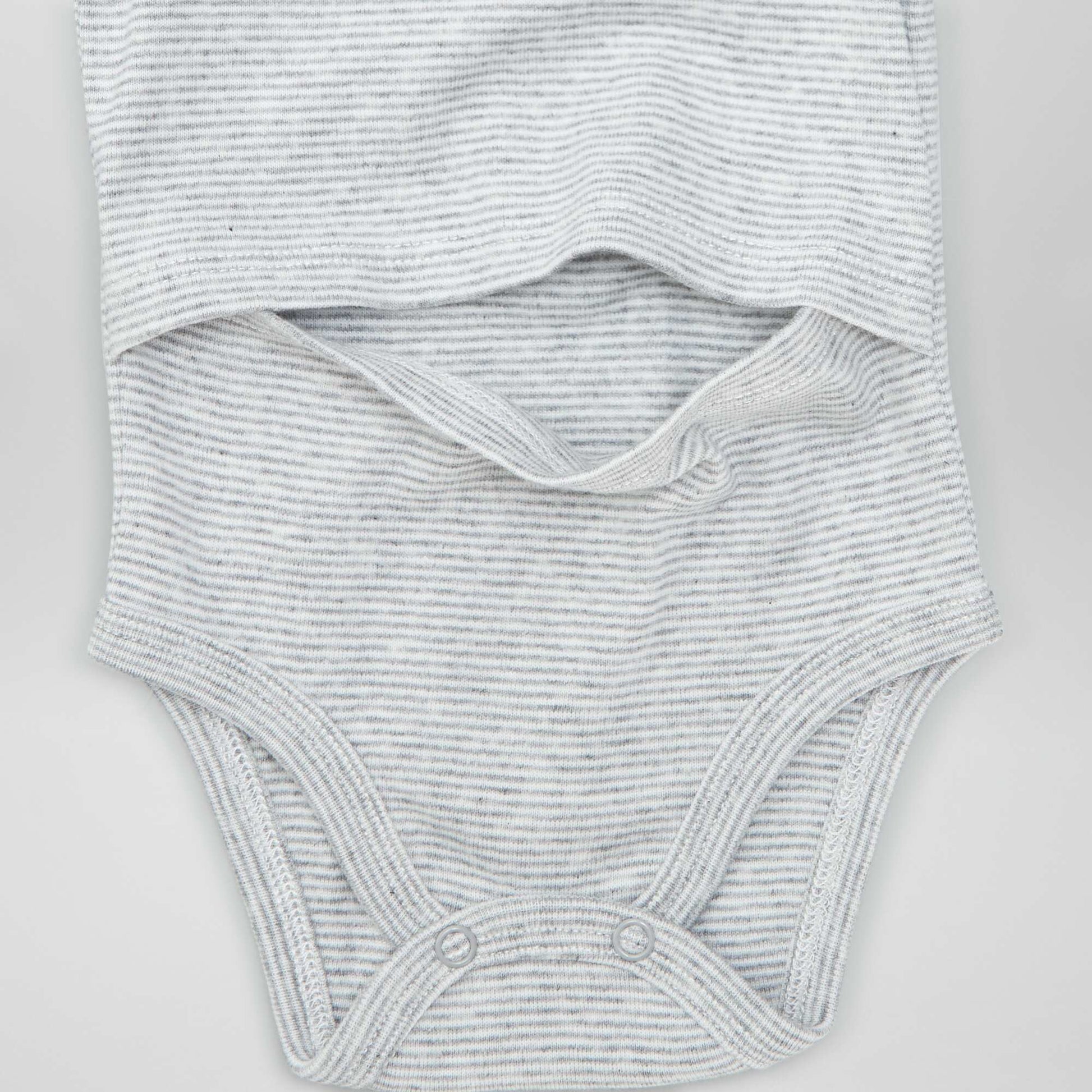 Lot de 2 bodies - So Easy GRIS/BLANC
