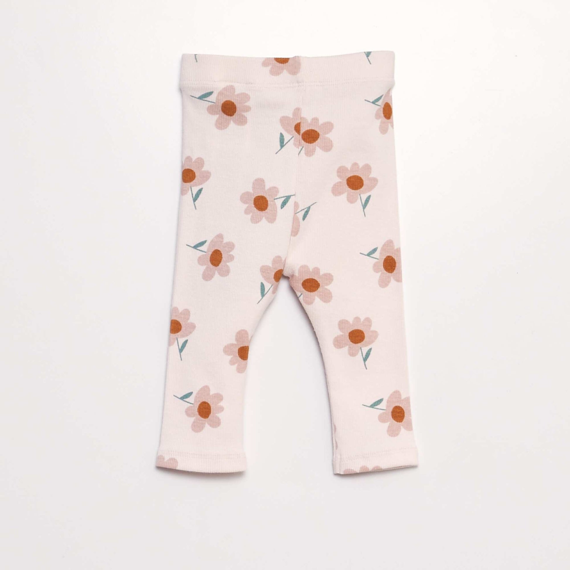 Legging long motif Rose clair