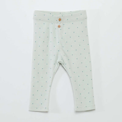 Legging long motif Vert