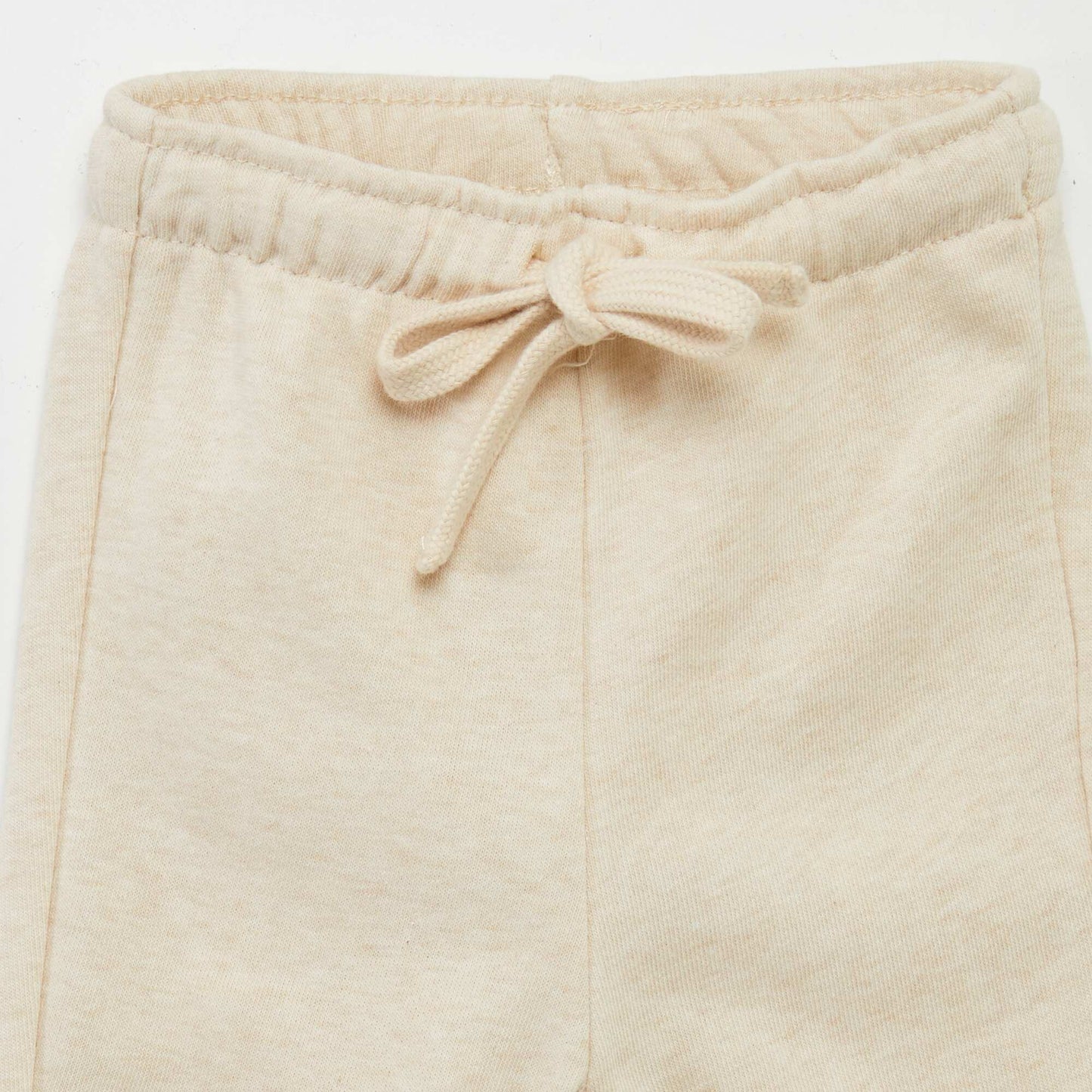 Pantalon jogging en french terry Beige